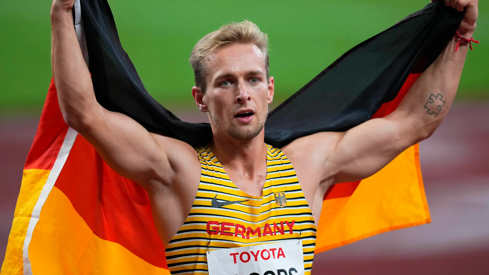 2020 Tokyo Paralympics - Day 10 Johannes Floors from Germany winning gold at 400m during athletics at the Tokyo Paralympics, Tokyo Olympic Stadium, Tokyo, Japan on September 3, 2021. Tokyo Japan pedersen-2020toky210903_npteM PUBLICATIONxNOTxINxFRA Copyright: xUlrikxPedersenx