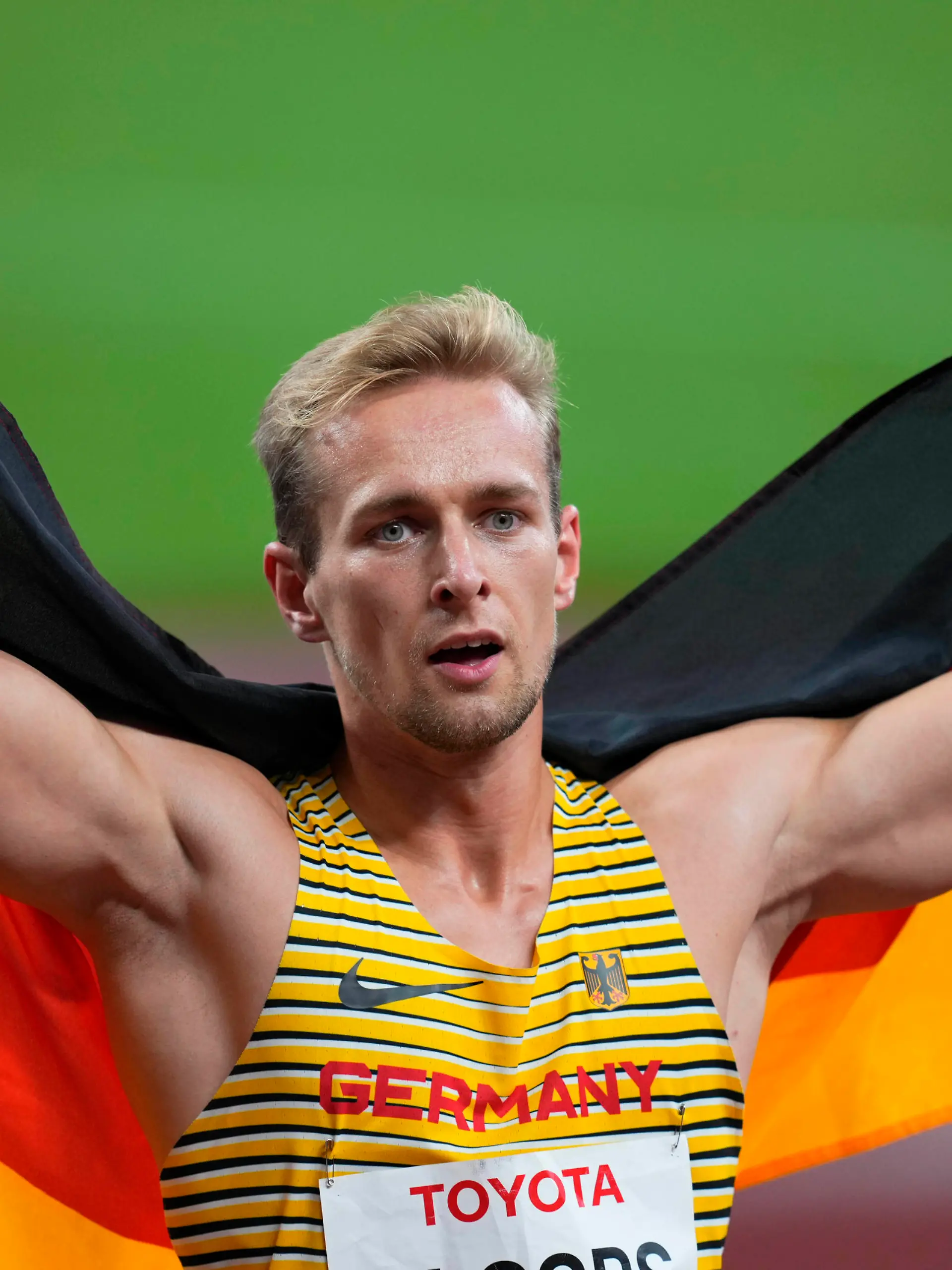  2020 Tokyo Paralympics - Day 10 Johannes Floors from Germany winning gold at 400m during athletics at the Tokyo Paralympics, Tokyo Olympic Stadium, Tokyo, Japan on September 3, 2021. Tokyo Japan pedersen-2020toky210903_npteM PUBLICATIONxNOTxINxFRA Copyright: xUlrikxPedersenx