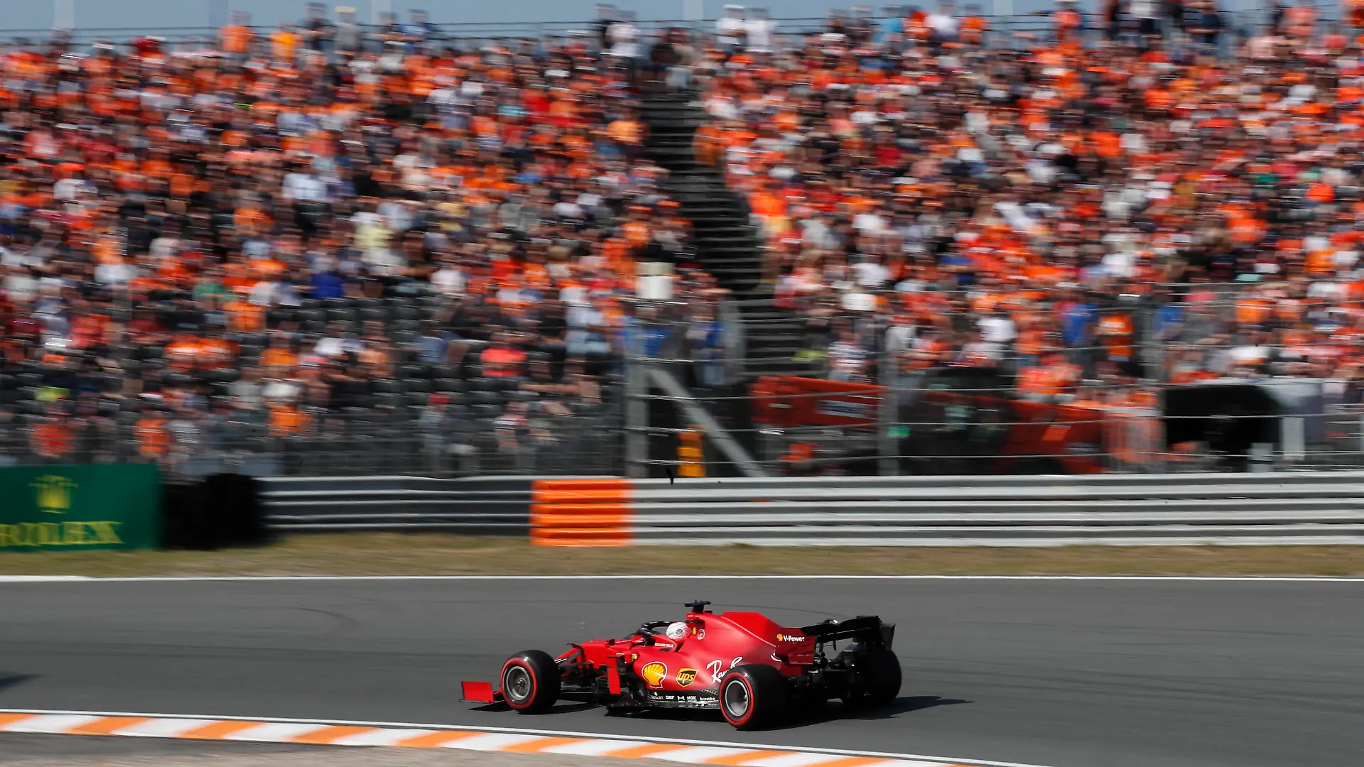 Formula 1 2021: Dutch GP CIRCUIT ZANDVOORT, NETHERLANDS - SEPTEMBER 03: Charles Leclerc, Ferrari SF21 during the Dutch GP at Circuit Zandvoort on Friday September 03, 2021 in North Holland, Netherlands. Photo by Charles Coates / LAT Images Images PUBLICATIONxINxGERxSUIxAUTxHUNxONLY GP2113_102925_09I4623