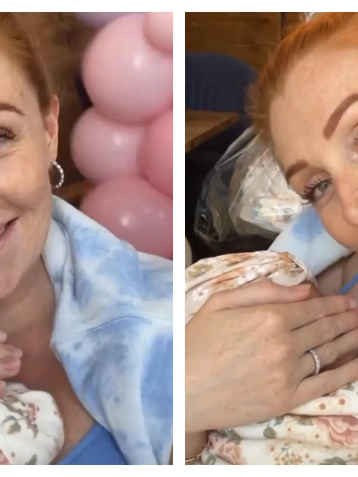Georgina Fleur zeigt sich das erste Mal mit ihrer Tochter bei Instagram.