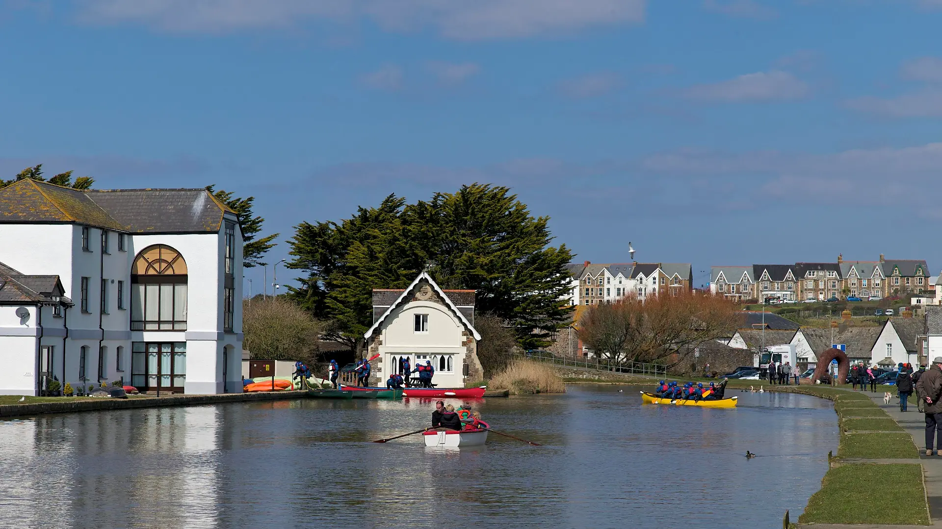 Bude Canal, North Cornwall, England, United Kingdom, Europe