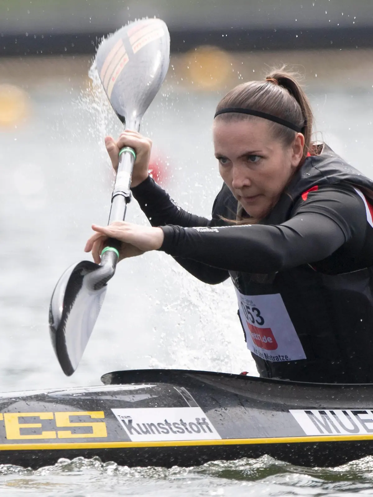 Edina MUELLER, Müller, Hamburger Kanu-Club, Aktion Finale KL Para-Kanu Damen KL, Die Finals 2021 in den Disziplinen Kanu, SUP, Kanupolo vom 03.06.-06.06.2021 in Duisburg, *** Edina MUELLER, Müller, Hamburger Kanu Club , Action Finals KL Para Canoe Women KL, The Finals 2021 in the disciplines Canoe, SUP, Canoe Polo from 03 06 06 2021 in Duisburg, 