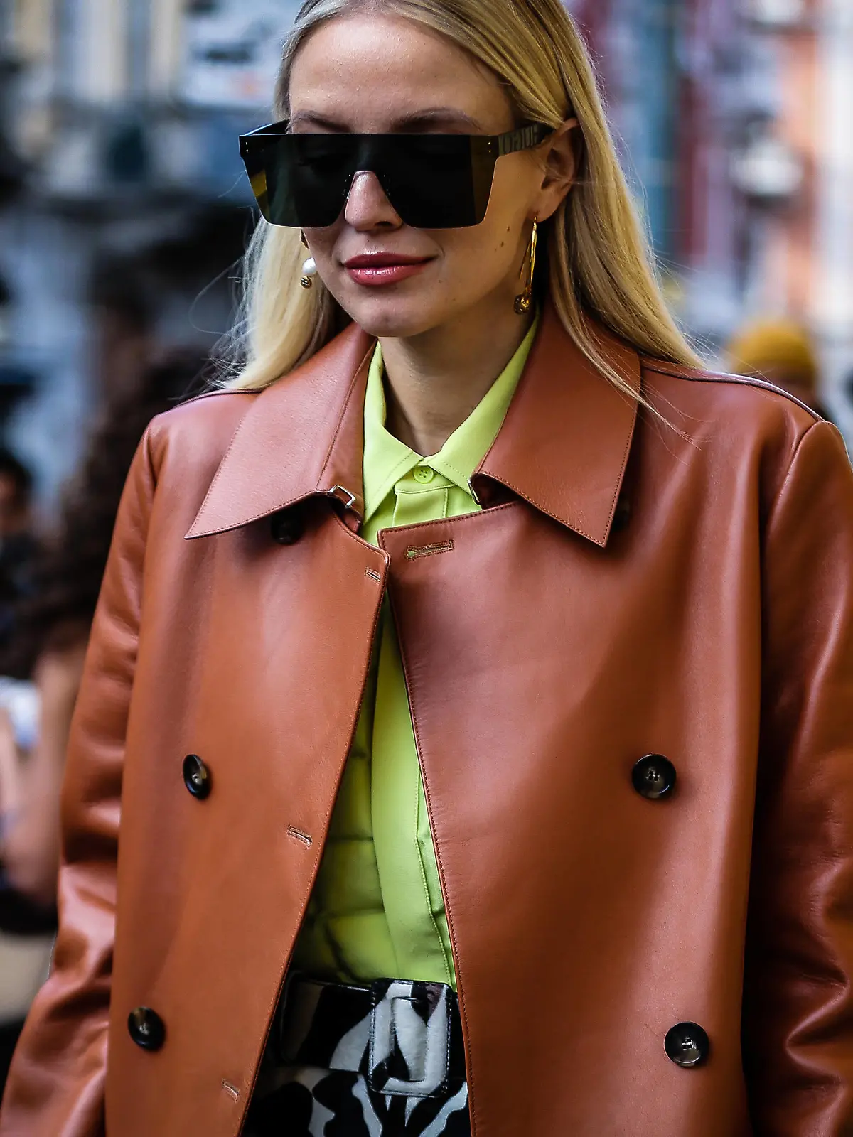 Italy: On the street of Milan MILAN, Italy- February 21 2020: Leonie Hanne on the street during the Milan Fashion Week. Milan Italy Italy Copyright: MauroxDelxSignore 