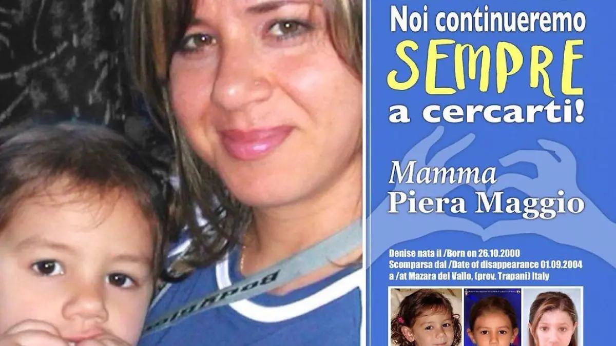 Denise Pipitone mit ihrer Mama kurz vor ihrem Verschwinden