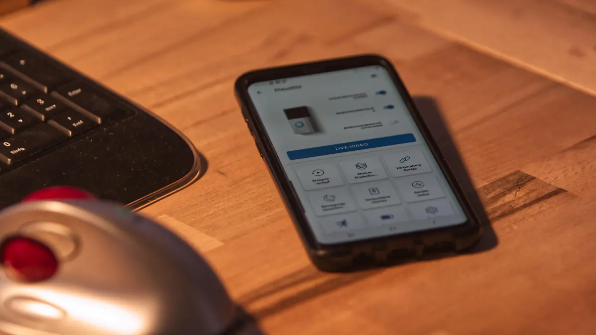 In der App, werden alle notwendigen Einstellungen vorgenommen