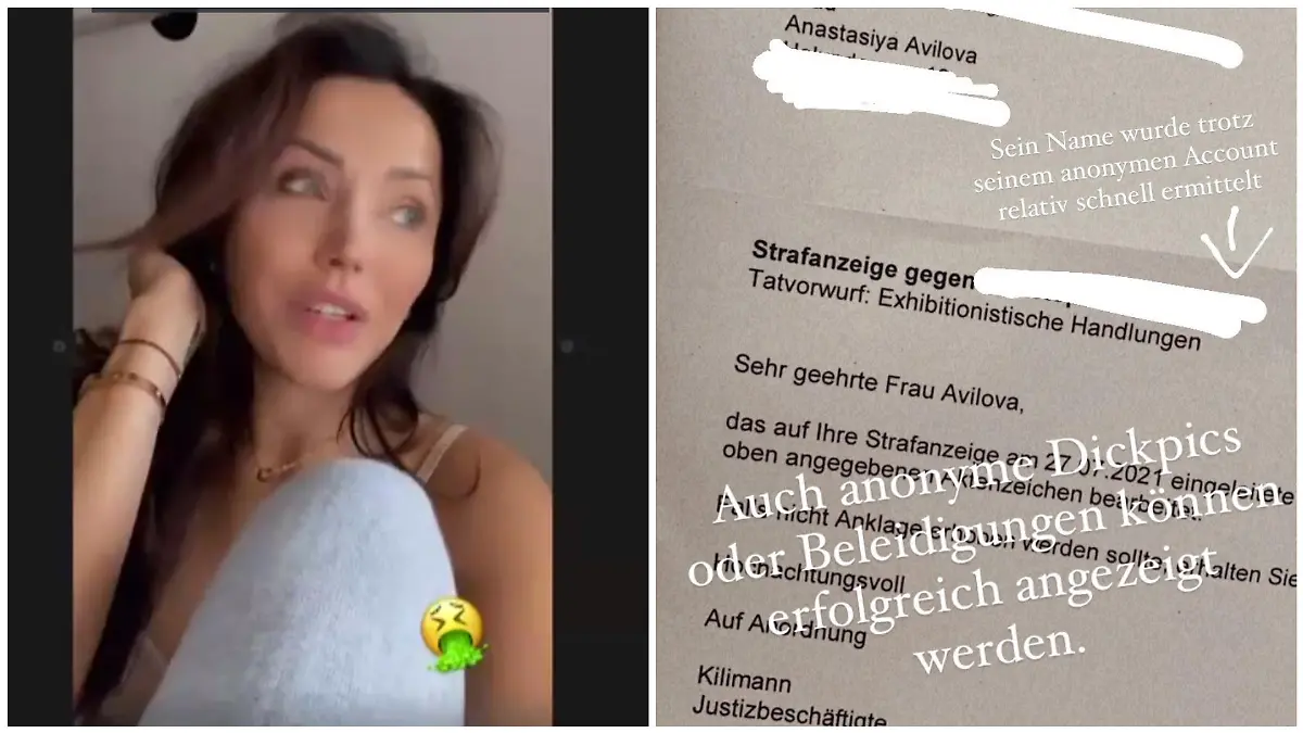 Anastasiya Avilova meldet sich zu Wort.