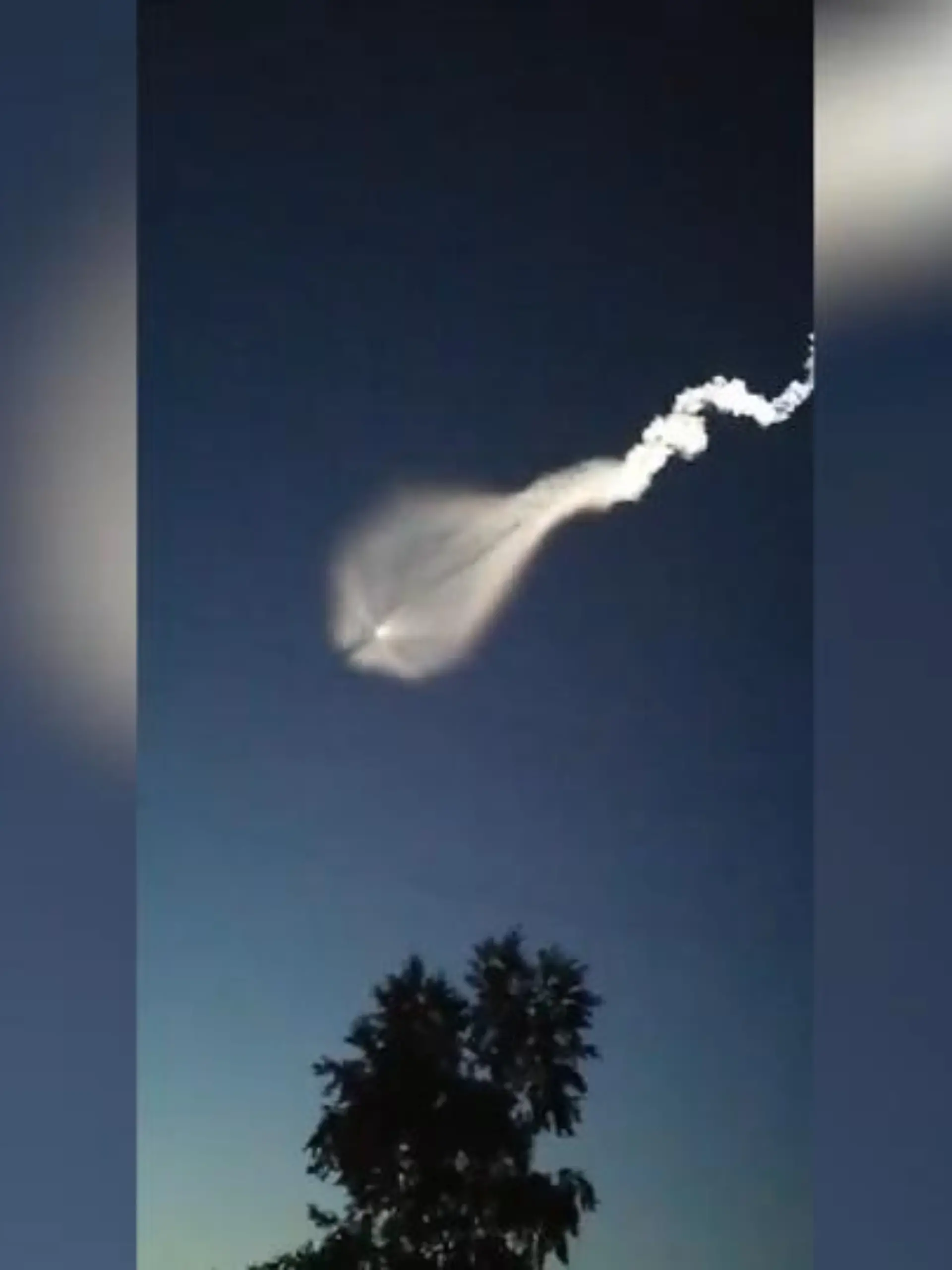 Bild zu: "Leuchtendes Objekt am Himmel entdeckt"