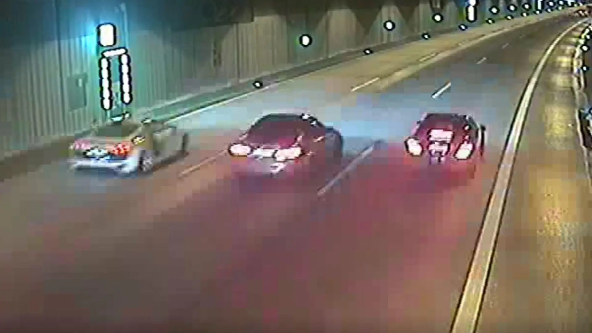 Aufnahmen aus dem Tunnel