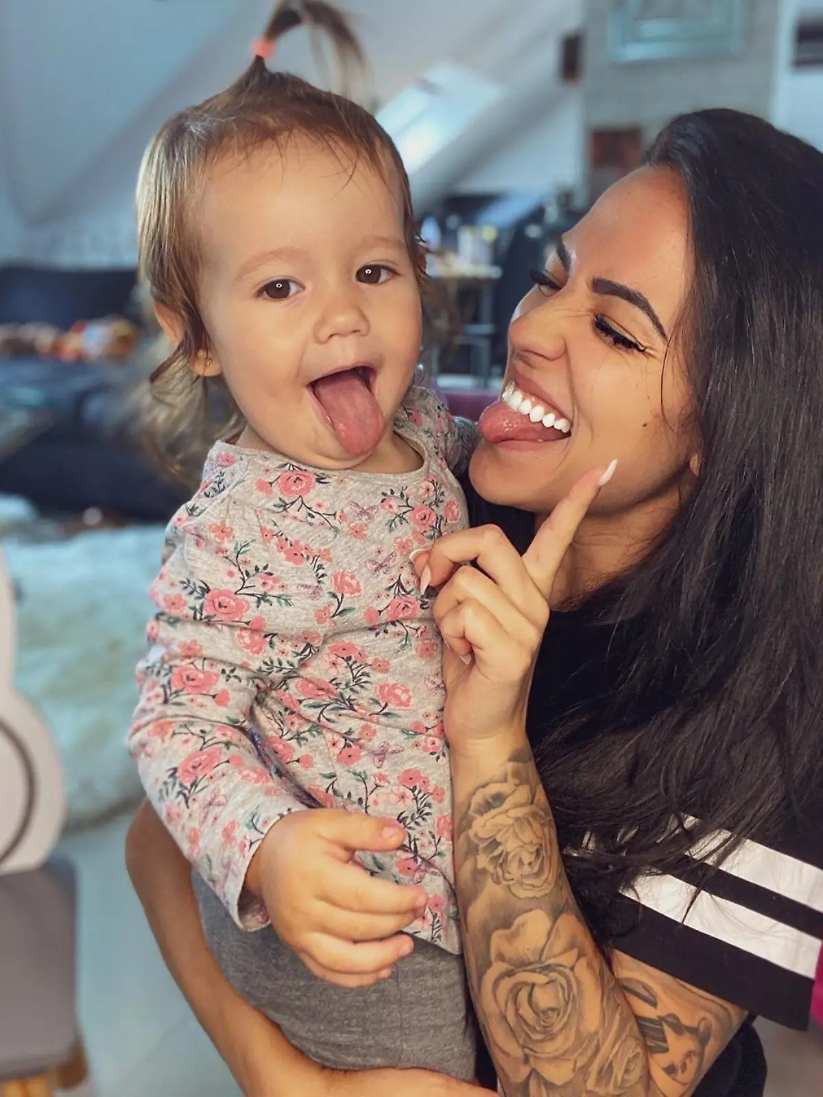 Elena Miras mit Tochter Aylen