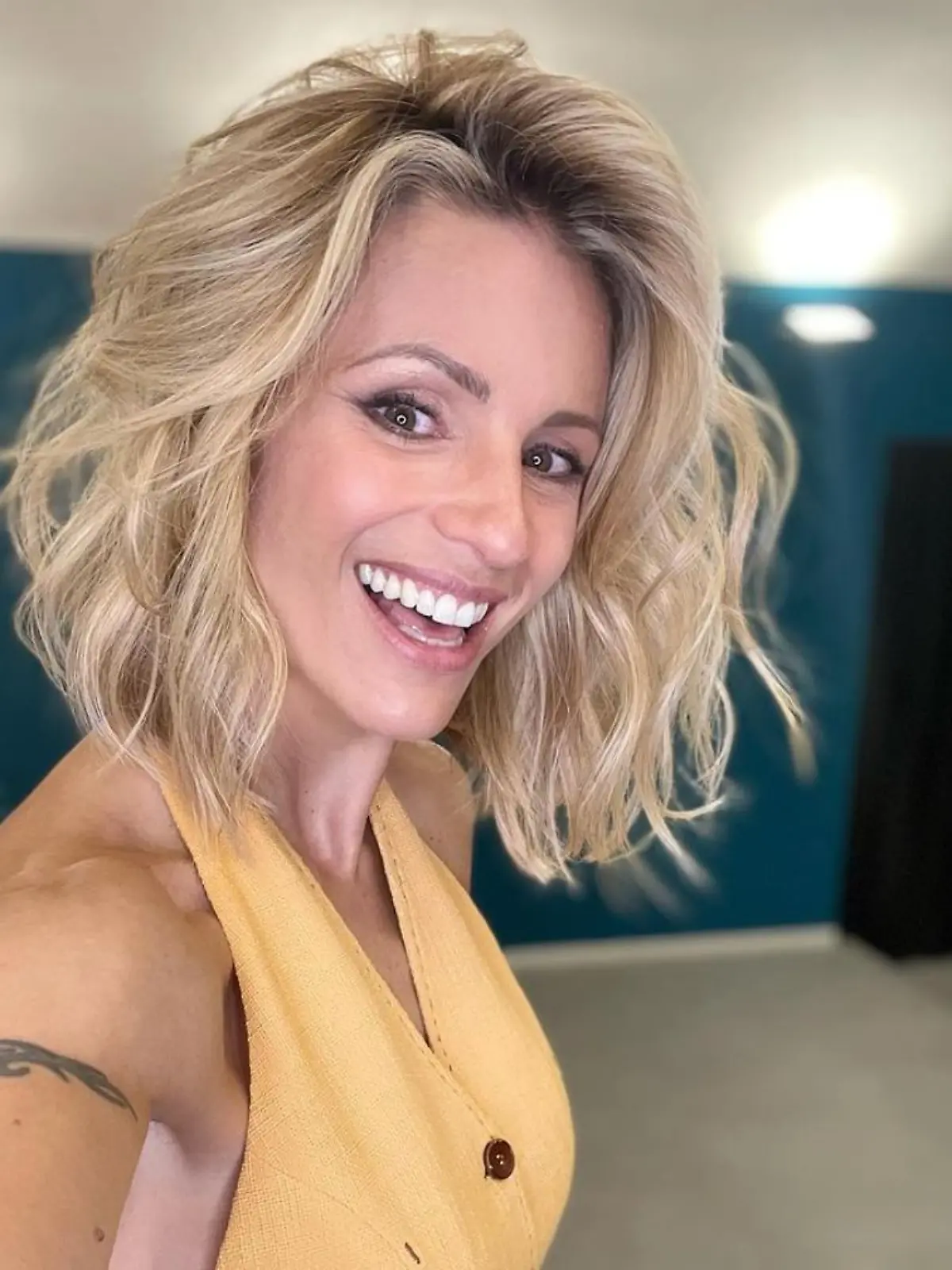 Michelle Hunziker zeigt ihre neue Frisur.