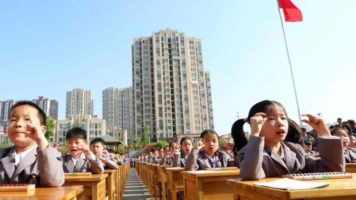 Chinesische Schüler