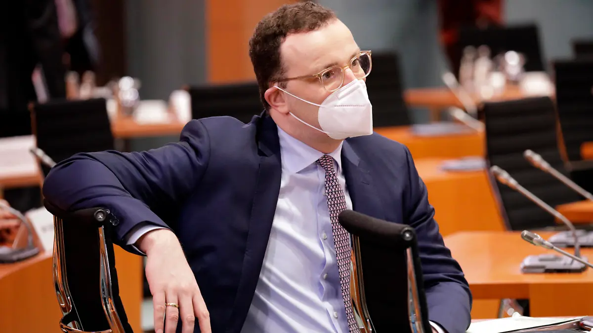 Jens Spahn, Bundesminister fuer Gesundheit, CDU, 125. Kabinettsitzung, DEU, Berlin, 06.01.2021 *** Jens Spahn, Federal Minister of Health, CDU, 125 Cabinet meeting, DEU, Berlin, 06 01 2021