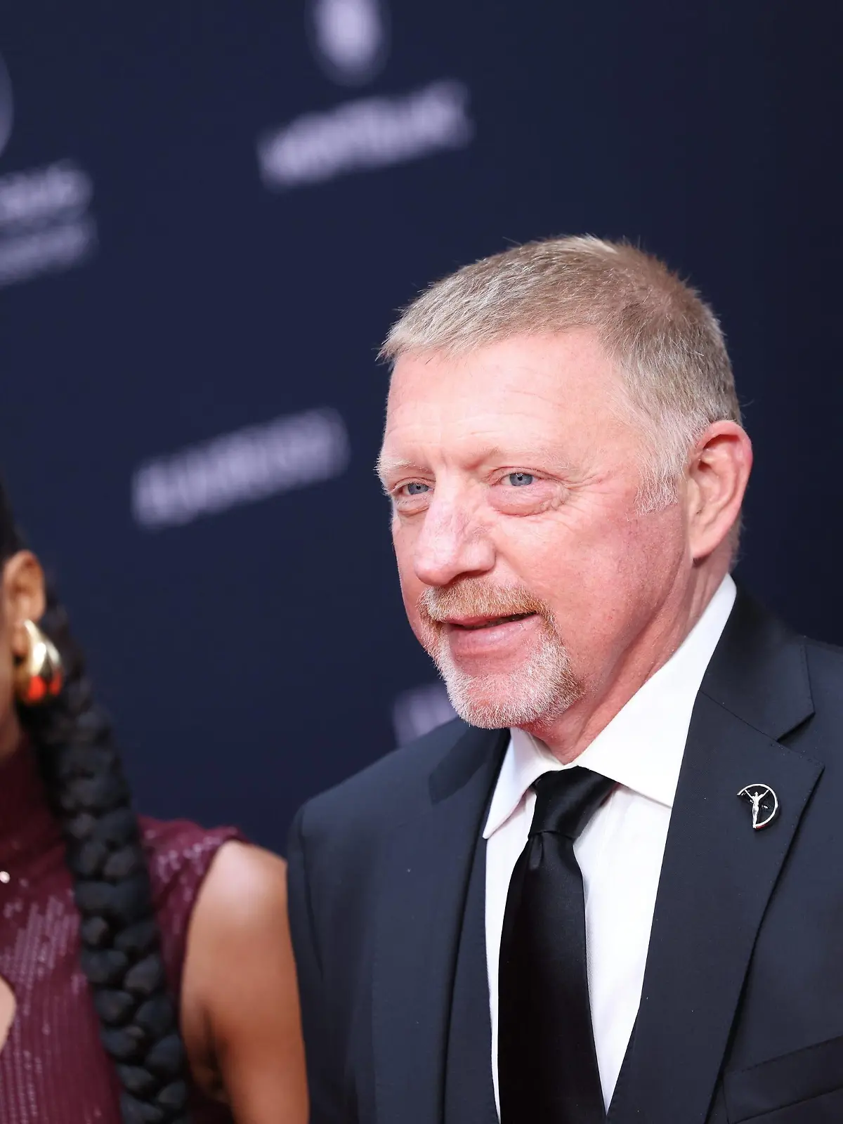 ©PHOTOPQR/LE PARISIEN/Le Parisien / Arnaud Journois ; PARIS ; 08/05/2023 ; LAUREUS WORLD SPORTS AWARDS A PARIS / Lilian de Carvalho Monteiro and Boris Becker arrive at the 2023 Laureus World Sport Awards Paris red carpet arrivals at Cour Vendome on May 08, 2023 in Paris, France. / PHOTO LE PARISIEN / ARNAUD JOURNOIS - Laureus world sports awards in Paris, France, on may 8th 2023