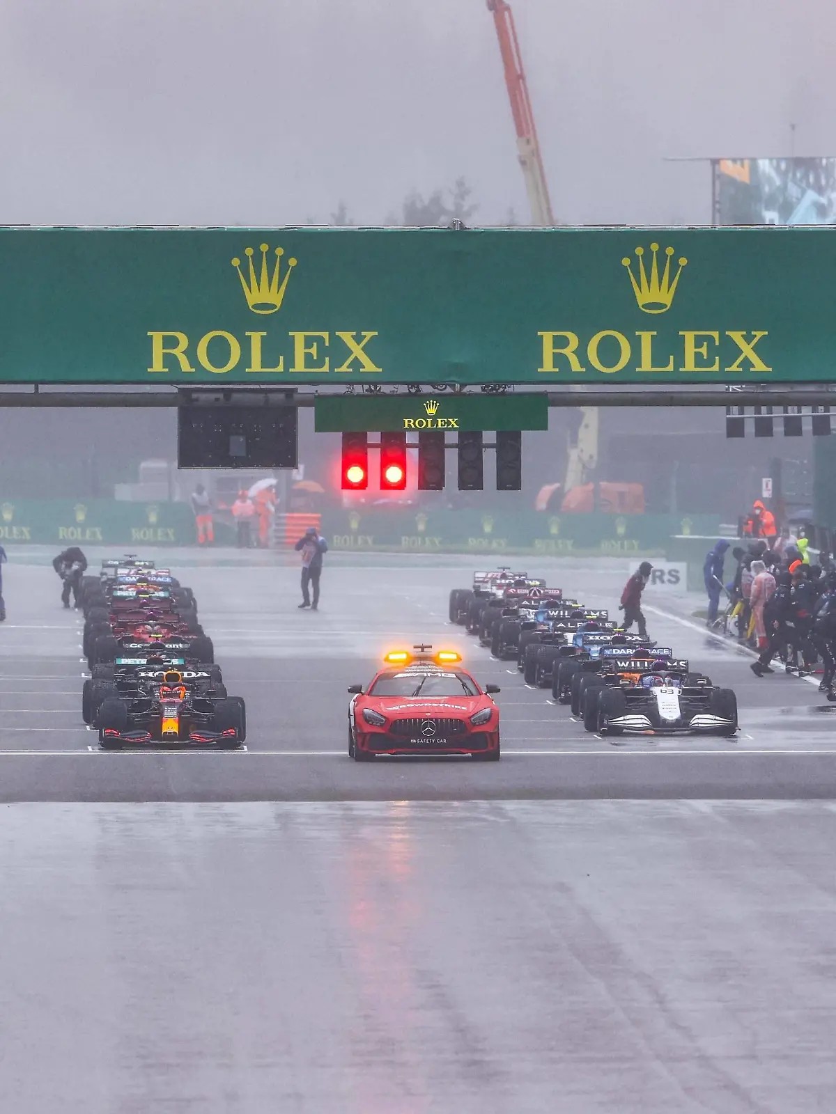 Starting grid illustration during the Formula 1 Belgium Grand Prix, 12th round of the 2021 FIA Formula One World Championship, WM, Weltmeisterschaft from August 27 to 29, 2021 on the Circuit de Spa-Francorchamps, in Stavelot, near Liege, Belgium - FORMULE 1 : Grand prix de belgique - 29/08/2021 DPPI/PANORAMIC PUBLICATIONxNOTxINxFRAxITAxBEL AV6_4197 