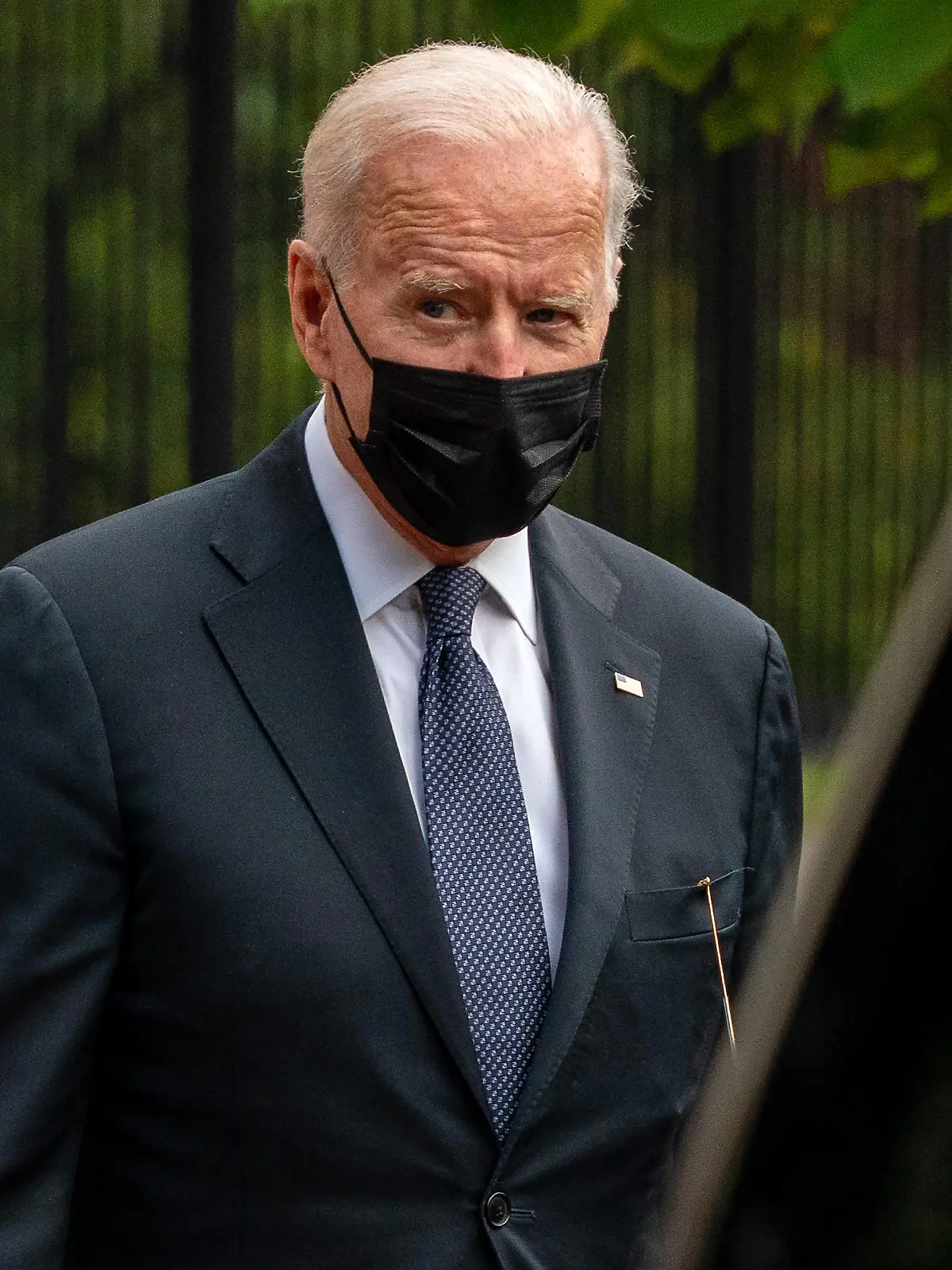  August 29, 2021, Washington, District of Columbia, USA: United States President Joe Biden walks out of Holy Trinity Catholic Church after mass in the Georgetown neighborhood of Washington, D.C., Sunday, August 29, 2021. President Biden earlier attended a dignified transfer in Dover, Delaware for 13 members of the US military who were killed in Afghanistan last week and gave an update on Hurricane Ida from FEMA headquarters Washington USA - ZUMAs152 20210829_zaa_s152_004 Copyright: xKenxCedenox-xPoolxviaxCNPx