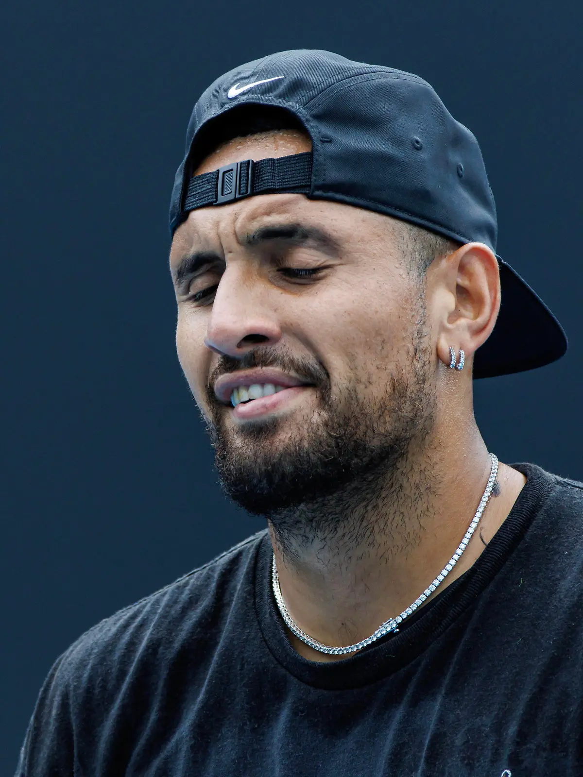 Tennis: Australian Open Jan 15, 2023 Melbourne, Victoria, Australia Nick Kyrgios of Australia during a practice session on court 16 at Melbourne Park. Melbourne Melbourne Park Victoria Australia, EDITORIAL USE ONLY PUBLICATIONxINxGERxSUIxAUTxONLY Copyright: xMikexFreyx 20230114_neb_zg6_257