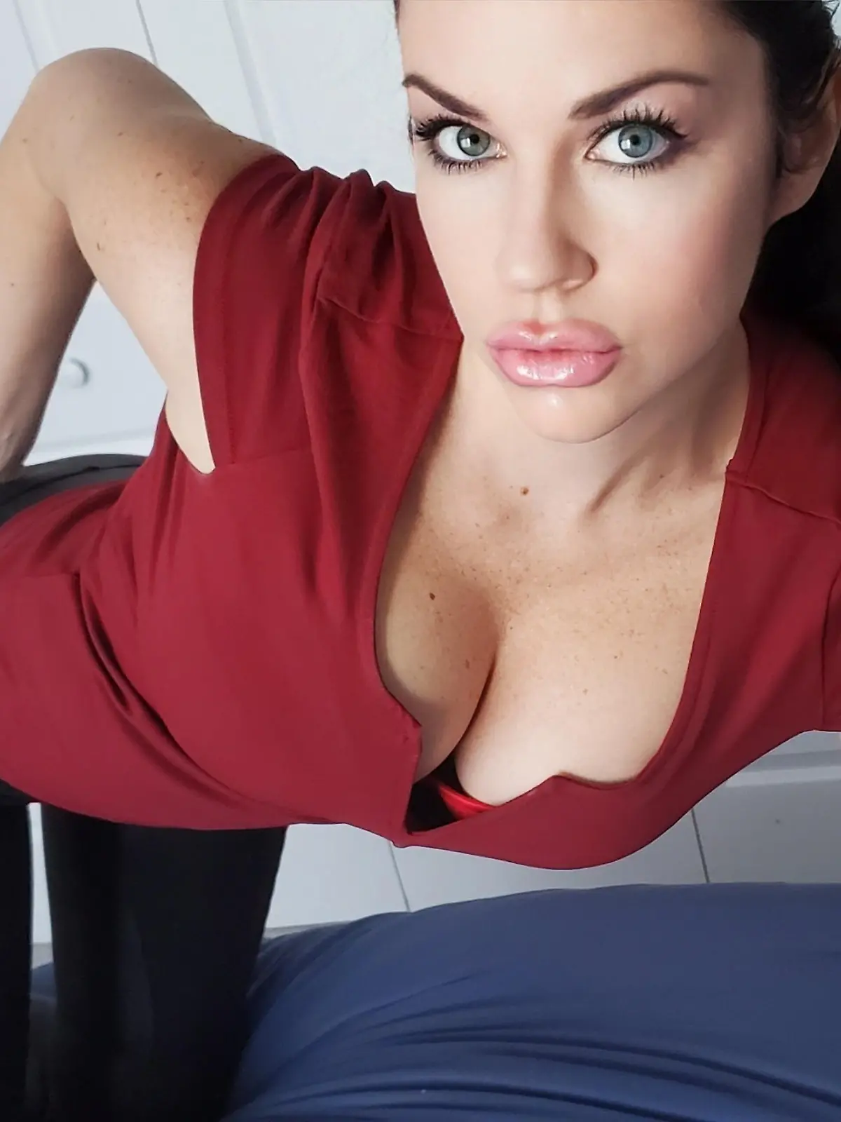 Story from Jam Press (Too Hot To Employ)

Pictured: Amy Kupps.

Model says she can’t get a ‘normal’ job because she is ‘too hot’

An Instagram model has revealed that she can't get a “normal” job because she is “too hot” and men can’t speak to her. 

Amy Kupps, 32, from North Carolina, US, previously worked at a school teaching history to 13-14-year-olds, but was forced to quit when management discovered she also had an OnlyFans account.

Since then, the model claims she has been unable to find what others would consider a “normal” job, as her good looks cause too many problems  – including during job interviews.

“Being so hot has always been a bit of an issue for me but I think now I’ve become so confident in myself I’m too intimidating for the guys who interview me,” Amy told Jam Press.

“Prior to teaching I went for an interview for a job in a store and the manager had me come to his office. 

“When I sat down, he did a double-take and got all flustered. 

"He kept staring at my chest and face, sweating uncontrollably and shaking and couldn't think of questions to ask me.

“After a while the manager said he had to go to the toilet and when he stood up there was a huge bulge in his pants. 

“When he came back, he abruptly ended the interview by saying I wasn’t qualified but 'had I ever considered modelling' as he thought I’d be good at that.”

Rather than get discouraged at not being hired, Amy, who shares saucy snaps on @amy.kupps93, found the experience "hilarious".

She didn't give it much thought at the time but since losing her job as a teacher, and the benefits that go along with it, she would like something more permanent besides her modelling work. 

Amy said: “I love doing OnlyFans and looking like a brunette Barbie but I have to find a real job for the health insurance since I'm not teaching. 

"It’s just the reality.

“Every time I have an interview with a male employer they end up stuttering throug