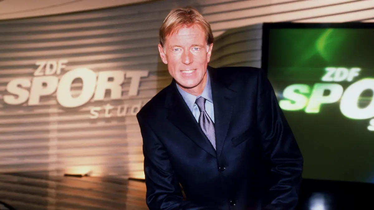 Der ZDF-Sportchef und Sport-TV-Moderator Wolf-Dieter Poschmann, undatierte Porträtaufnahme.