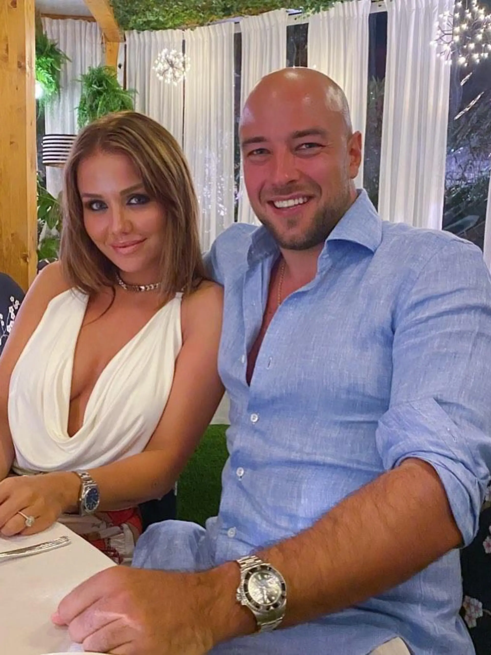 Kim Gloss und ihr Verlobter Alexander Beliaikin