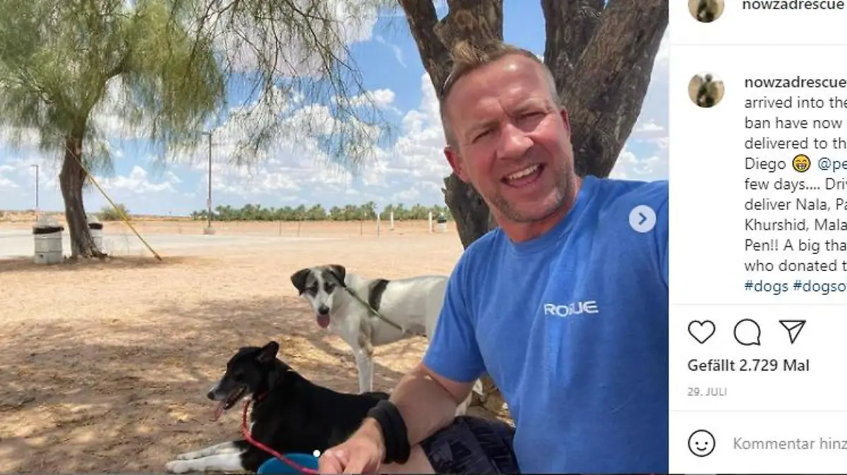 Marinesoldat Paul "Pen" Farthing hat für seine Tiere gekämpft und gewonnen.