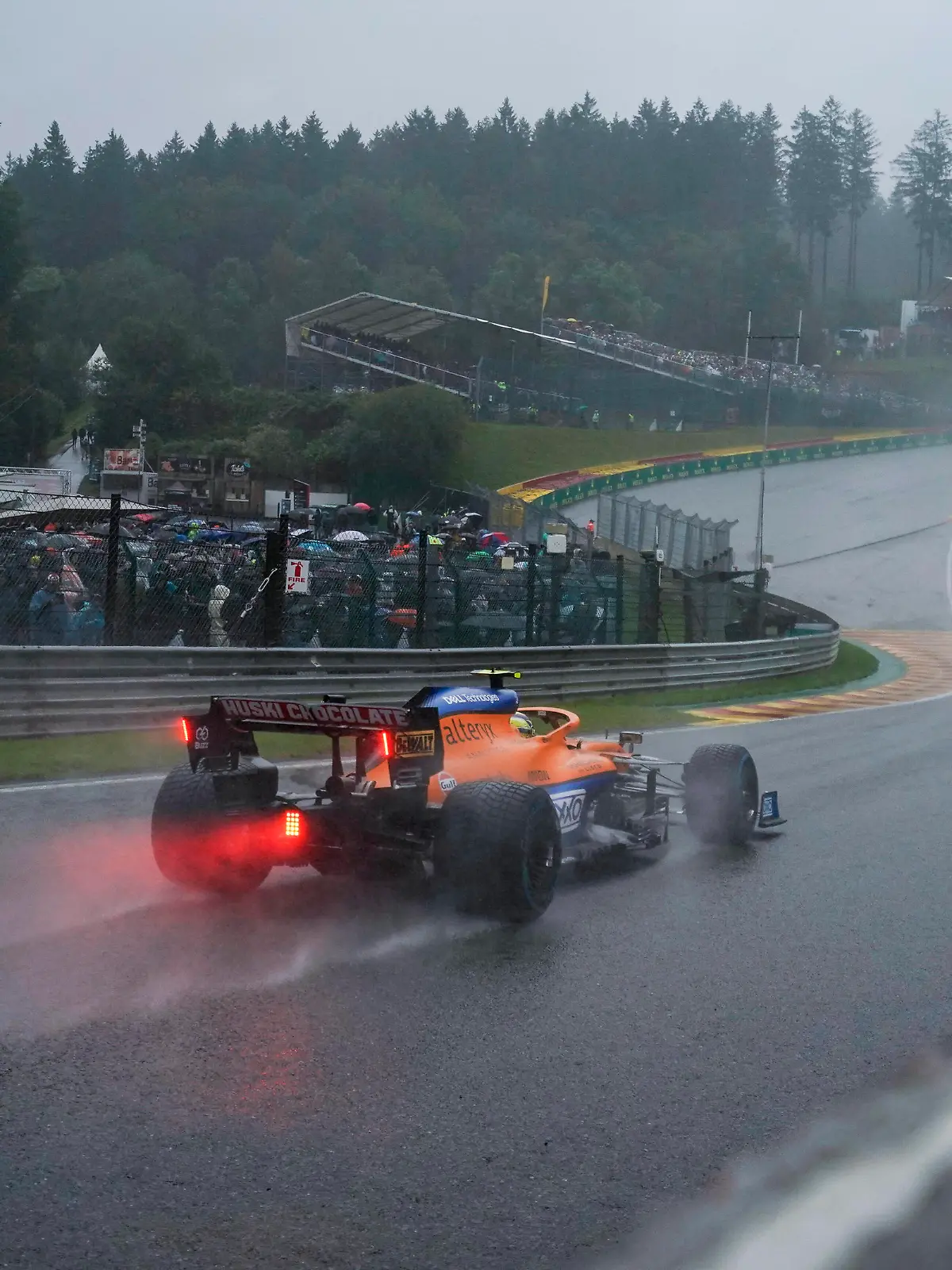  August 29, 2021, Francorchamps, Belgium: LANDO NORRIS of Great Britain and McLaren F1 Team during the 2021 FIA Formula 1 Belgian Grand Prix at Circuit de Spa-Francorchamps in Francorchamps, Belgium. Francorchamps Belgium - ZUMAg147 20210829_zap_g147_049 Copyright: xJamesxGasperottix