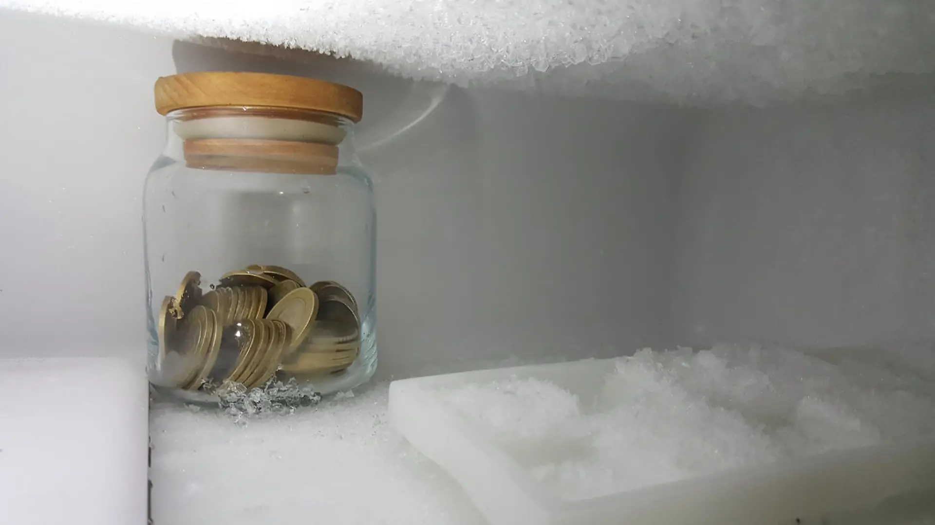 storing coins in jar in refrigerator
one way to save money is to keep money well
save money in the bank
money storage