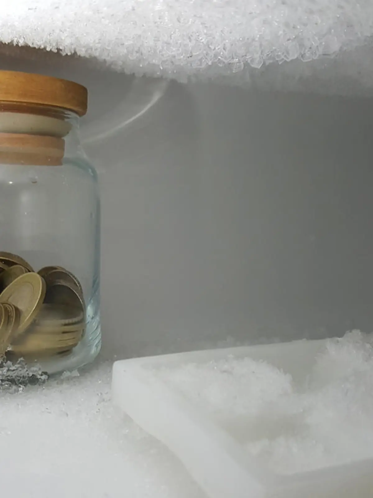 storing coins in jar in refrigerator
one way to save money is to keep money well
save money in the bank
money storage