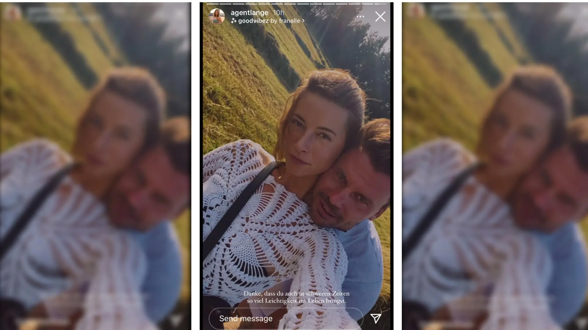 Die Influencerin zeigt sich immer wieder ganz verliebt wirkend mit Sänger Dari.