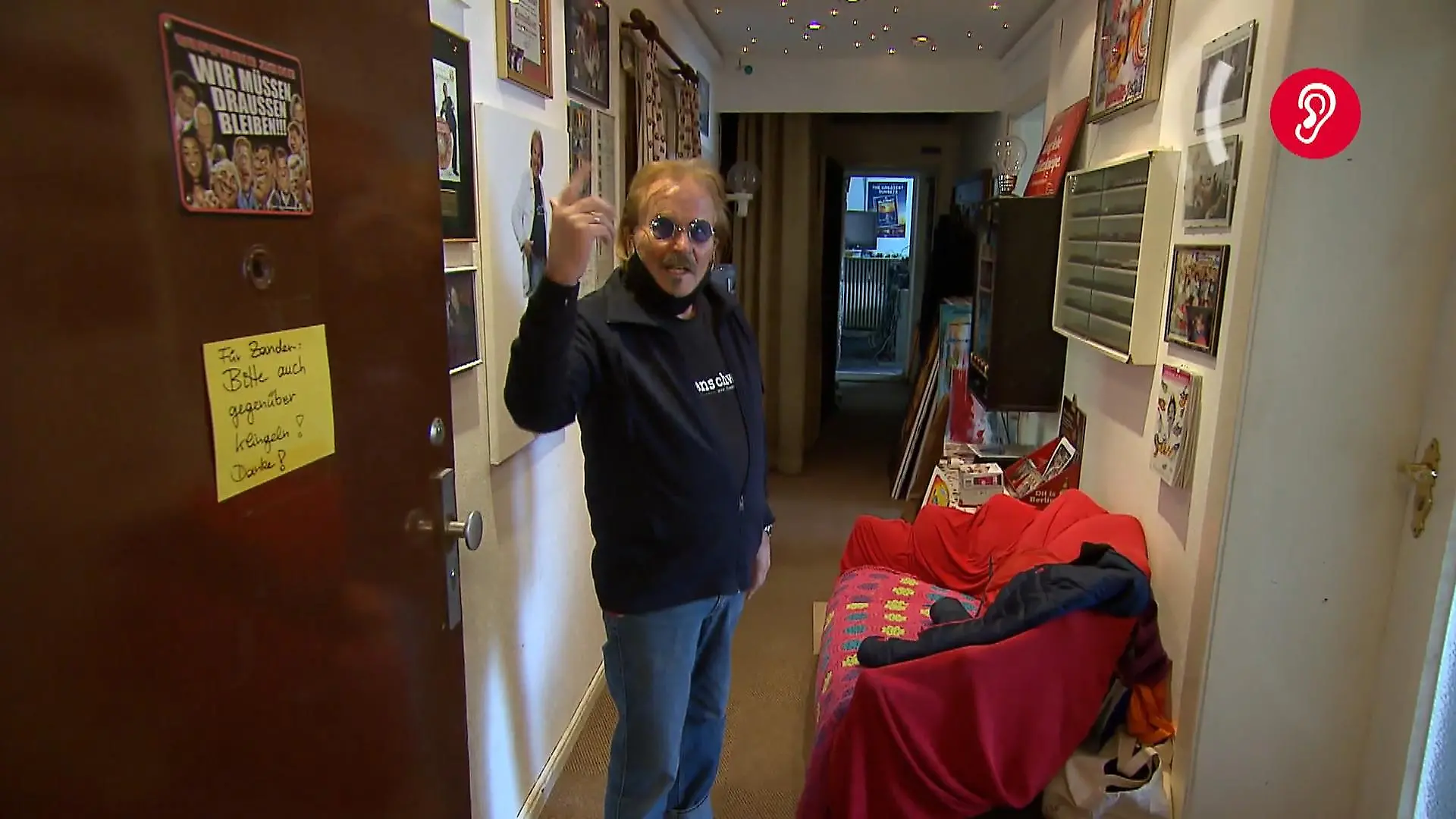 Frank Zander fällt zu Hause die Decke auf den Kopf Bauarbeiten sorgten für Beinahe-Katastrophe