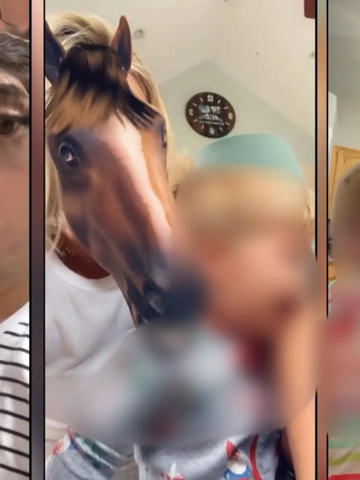 Bild zu: "Mütter erschrecken Kinder mit Filter"