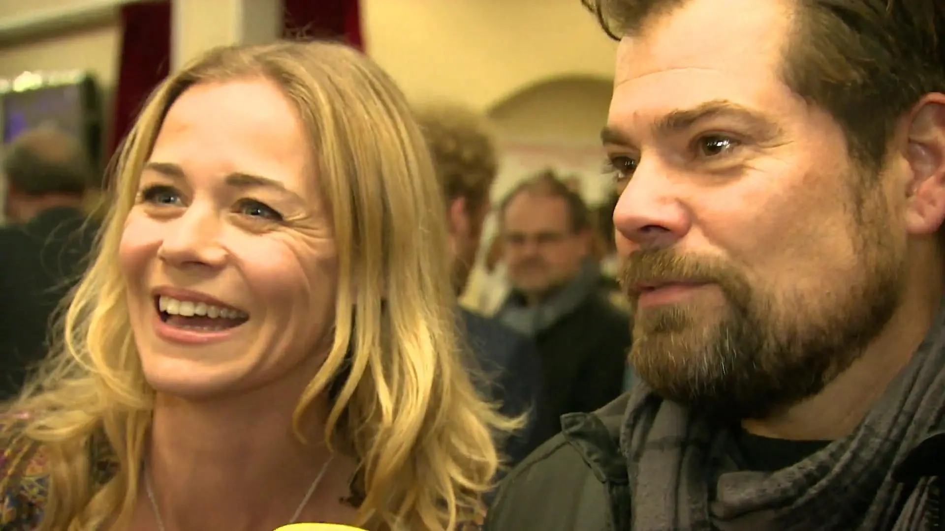 Jessica Ginkel und Daniel Fehlow wurden von ihren Kindern an Weihnachten außer Gefecht gesetzt.
