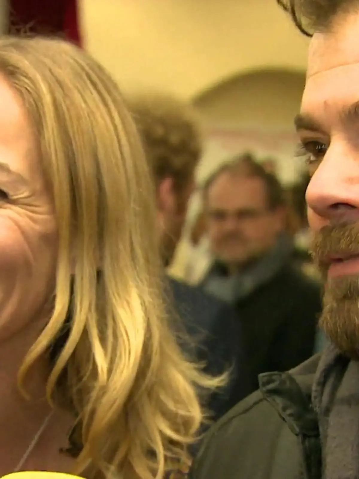 Jessica Ginkel und Daniel Fehlow wurden von ihren Kindern an Weihnachten außer Gefecht gesetzt.