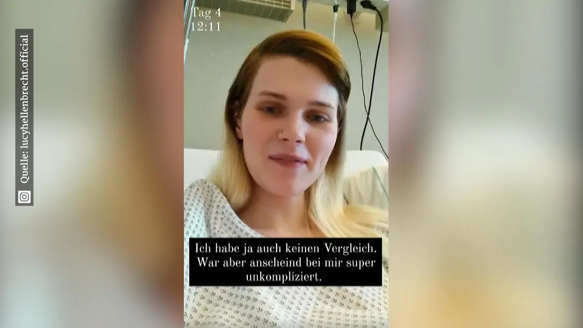 Lucy Hellenbrecht happy nach 2. Geschlechtsangleichung Korrektur-Eingriff ist gut verlaufen