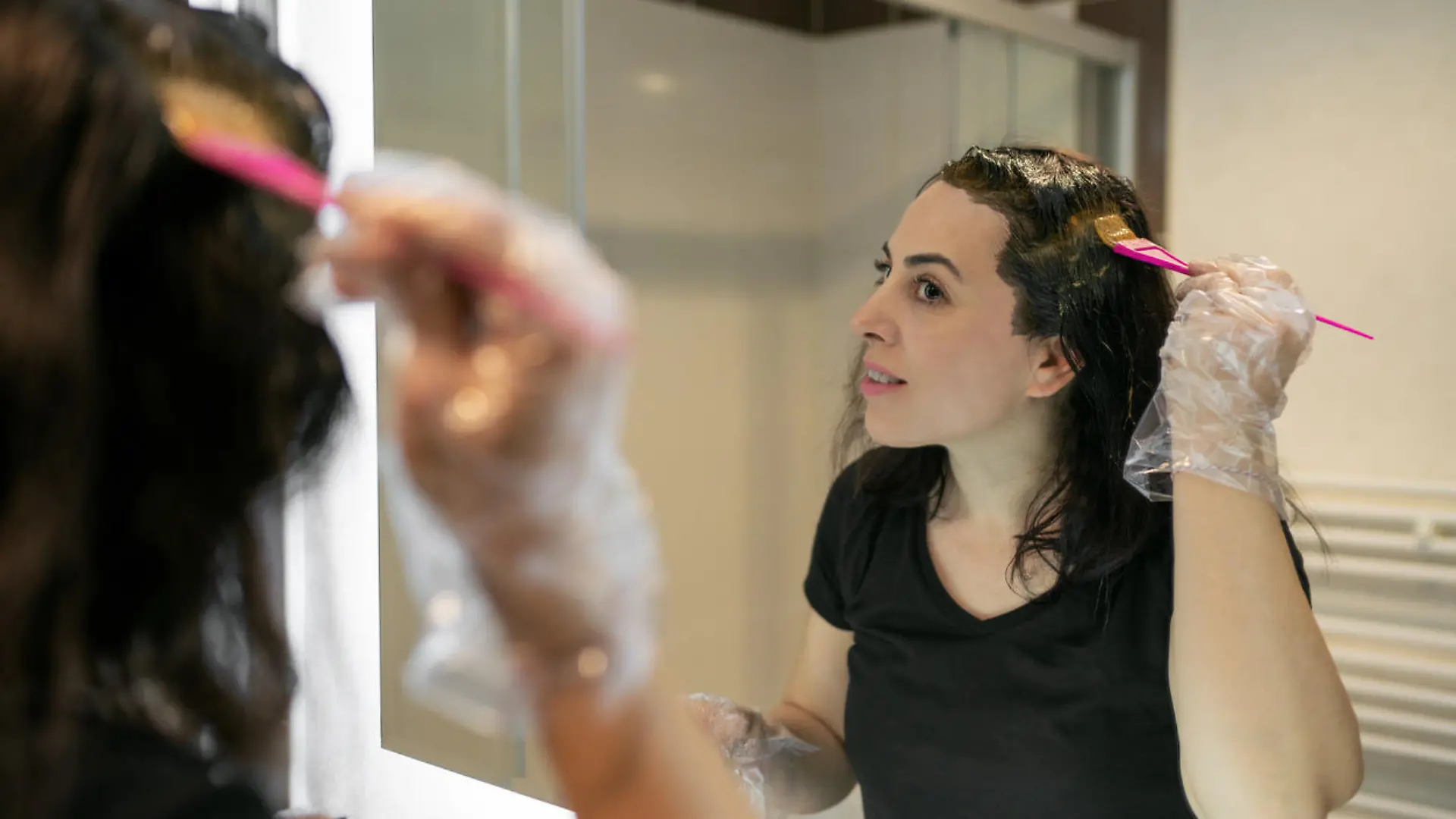 Dyeing hair