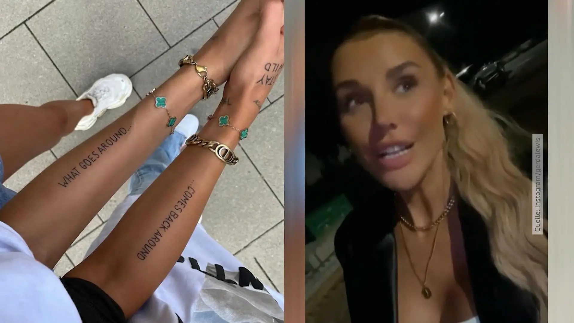 Gerda Lewis bezieht Stellung Tattoo-Fail?