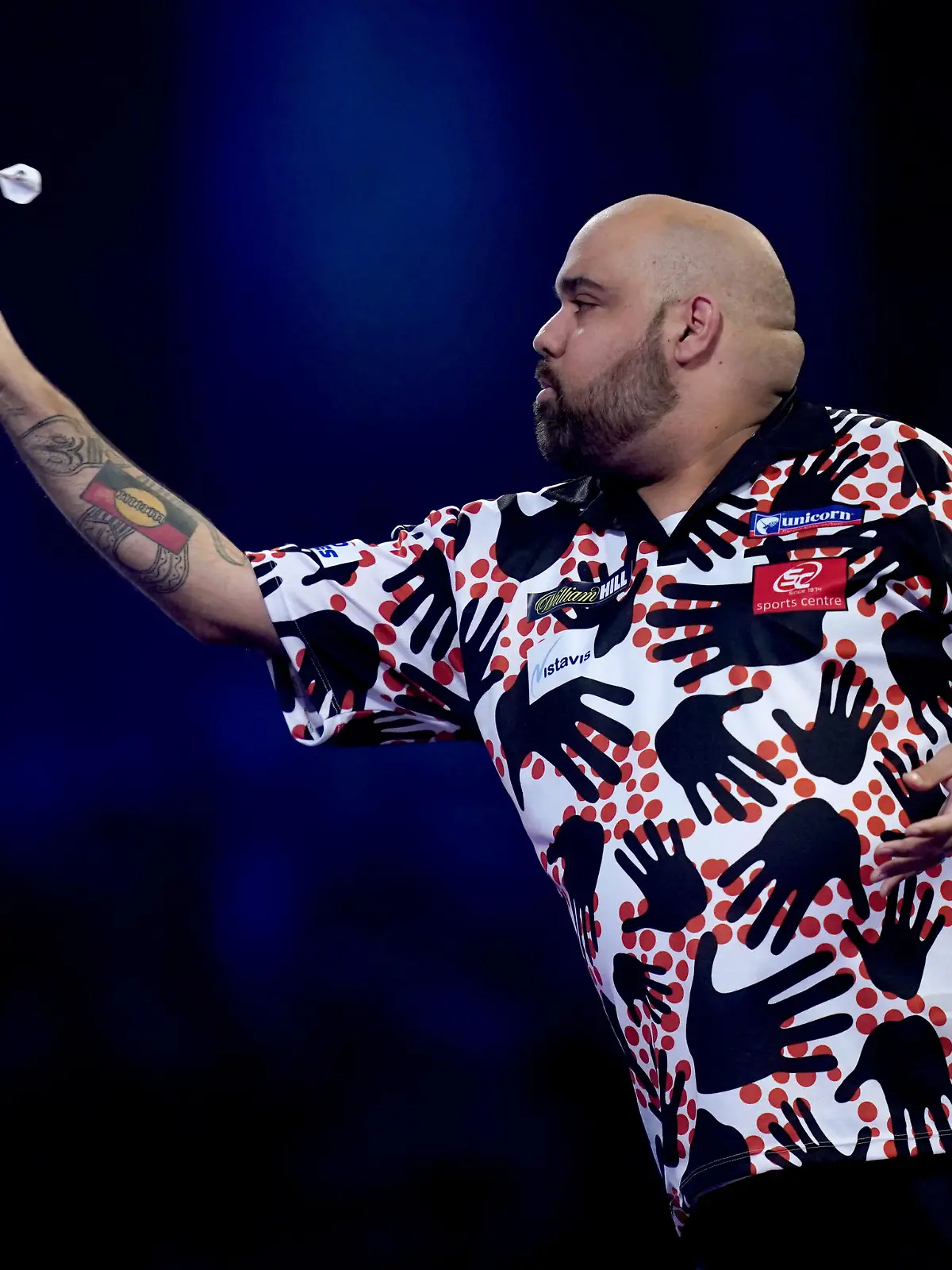 William Hill World Championship - Day Seven - Alexandra Palace. Kyle Anderson during his match against Steve Beaton during day seven of the William Hill World Championships at Alexandra Palace, London. Picture date: Thursday December 19, 2019. See PA story DARTS World. Photo credit should read: John Walton/PA Wire. URN:49134034