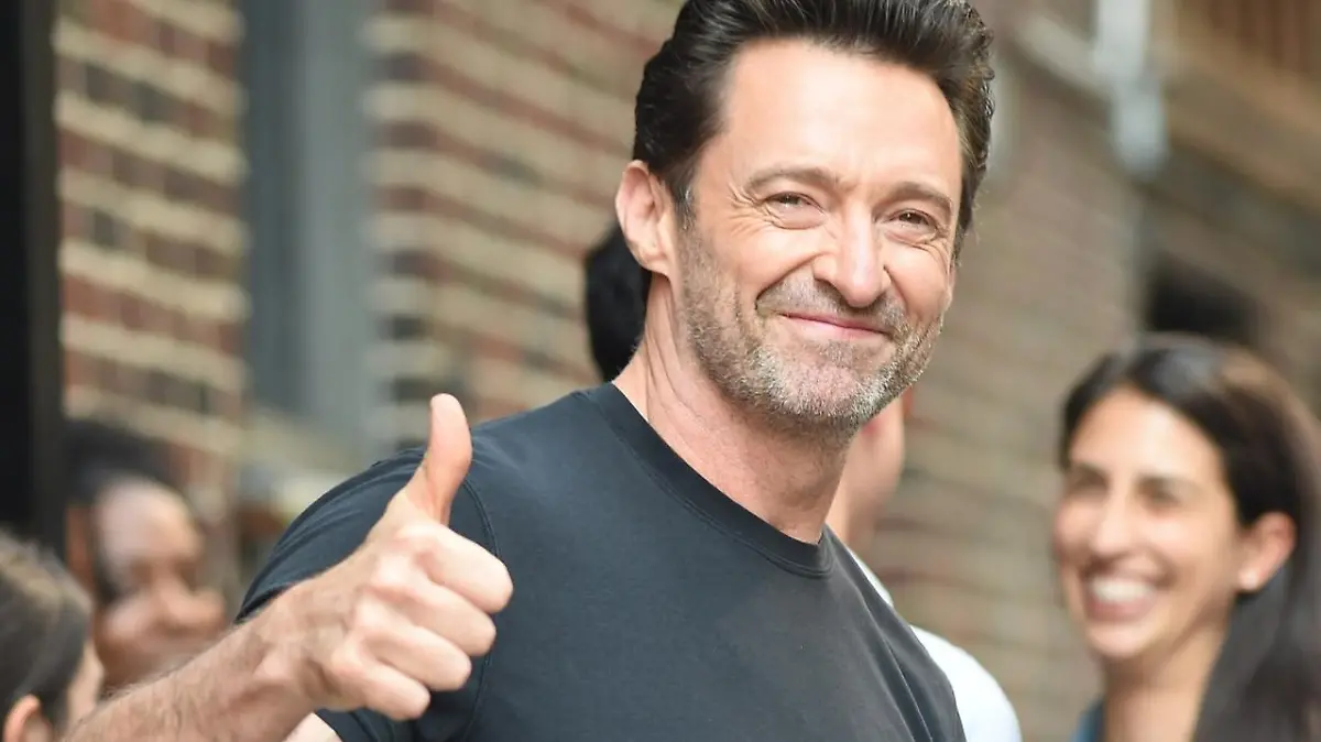 Hugh Jackman, The Late Show with Stephen Colbert out and about for Celebrity Candids - THU, , New York, NY July 15, 2021. Photo By: Kristin Callahan/Everett Collection