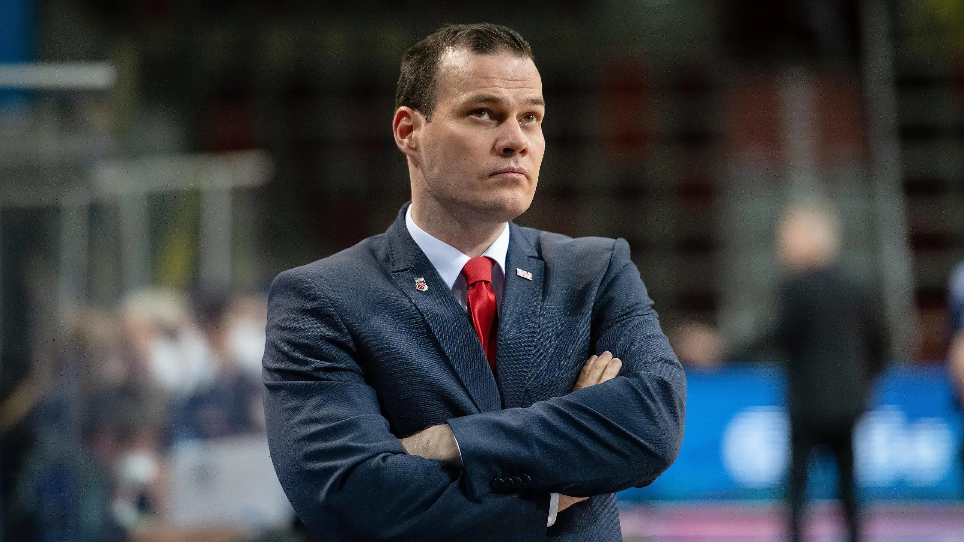 Johan Roijakkers Brose Bamberg ist unzufrieden, GER, MHP Riesen Ludwigsburg vs. Brose Bamberg, 19.05.2021, Play Off Viertelfinale Spiel 1, easycredit Basketball Bundesliga, Spielzeit 2020/2021. GER, MHP Riesen Ludwigsburg vs. Brose Bamberg, 19.05.2021, Play Off Viertelfinale Spiel 1, easycredit Basketball Bundesliga, Spielzeit 2020/2021 Ludwigsburg *** Johan Roijakkers Brose Bamberg is unhappy, GER, MHP Riesen Ludwigsburg vs Brose Bamberg, 19 05 2021, Play Off quarter final game 1, easycredit Basketball Bundesliga, season 2020 2021 GER, MHP Riesen Ludwigsburg vs Brose Bamberg, 19 05 2021, Play Off quarter final game 1, easycredit Basketball Bundesliga, season 2020 2021 Ludwigsburg Copyright: xEibnerxPressefoto/MichaelxMemmlerx EP_MMR 