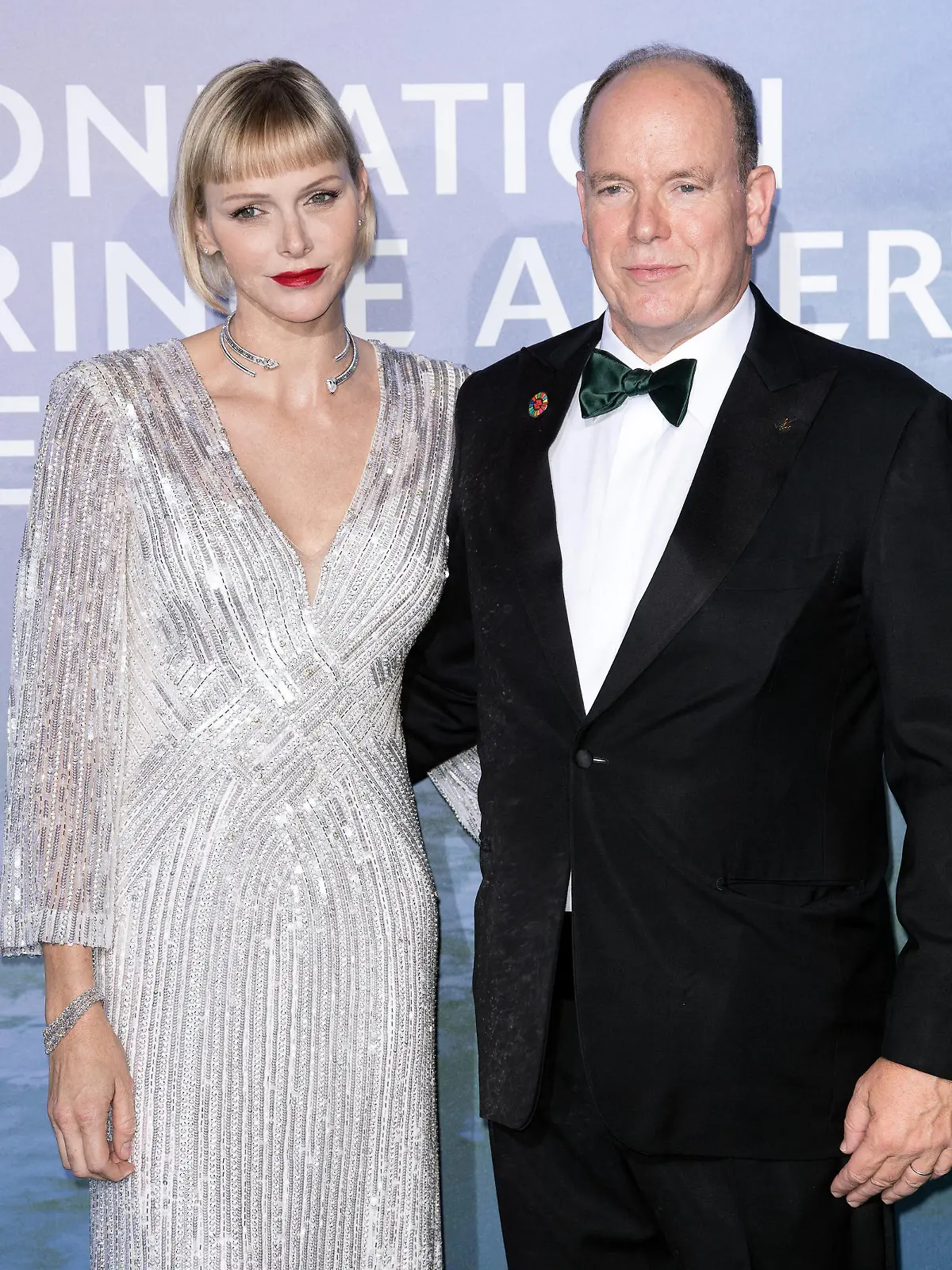 Prince Albert II of Monaco and Princess Charlene of Monaco attend the Monte-Carlo Gala For Planetary Health, on September 24, 2020 in Monte-Carlo, Monaco. Photo by David Niviere/ABACAPRESS.COM