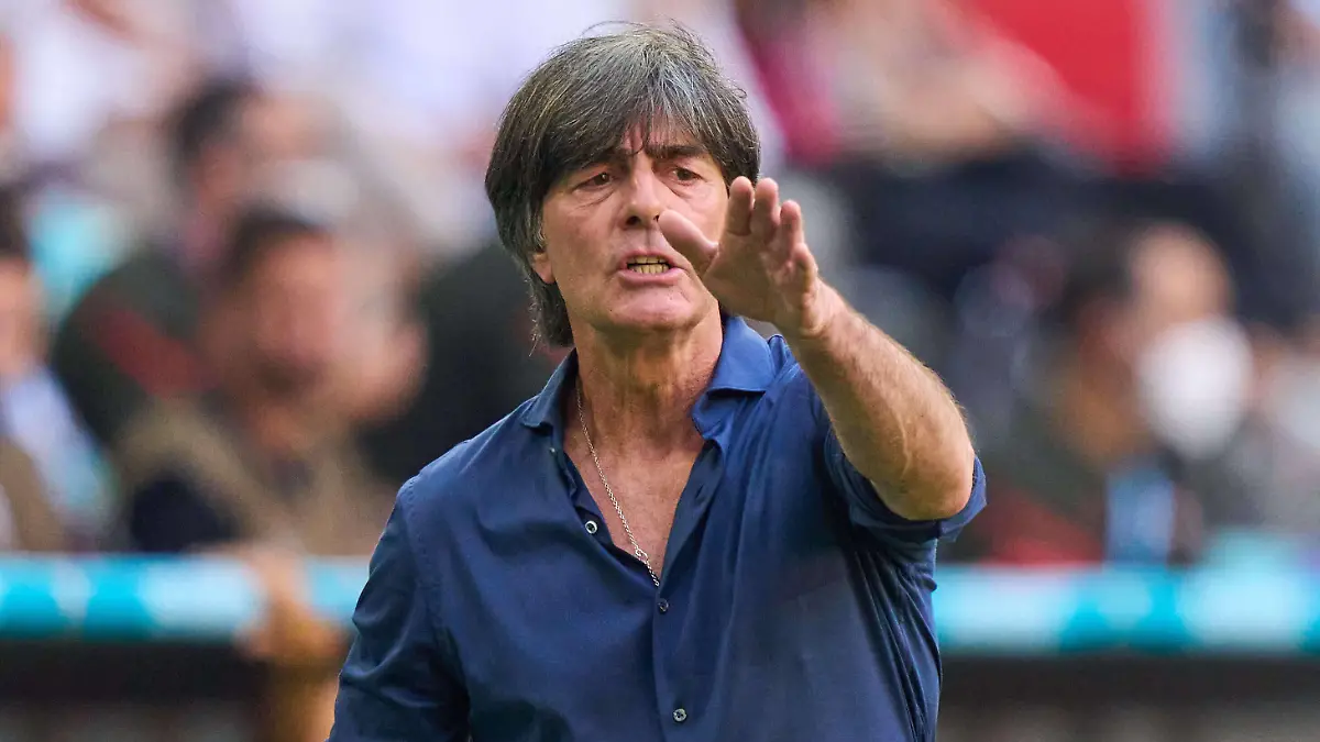 DFB headcoach Joachim Jogi LOEW, LÖW , Bundestrainer, Nationaltrainer, in the Group F match PORTUGAL - GERMANY at the football UEFA European Championships 2020 in Season 2020/2021 on June 19, 2021 in Munich, Germany. 