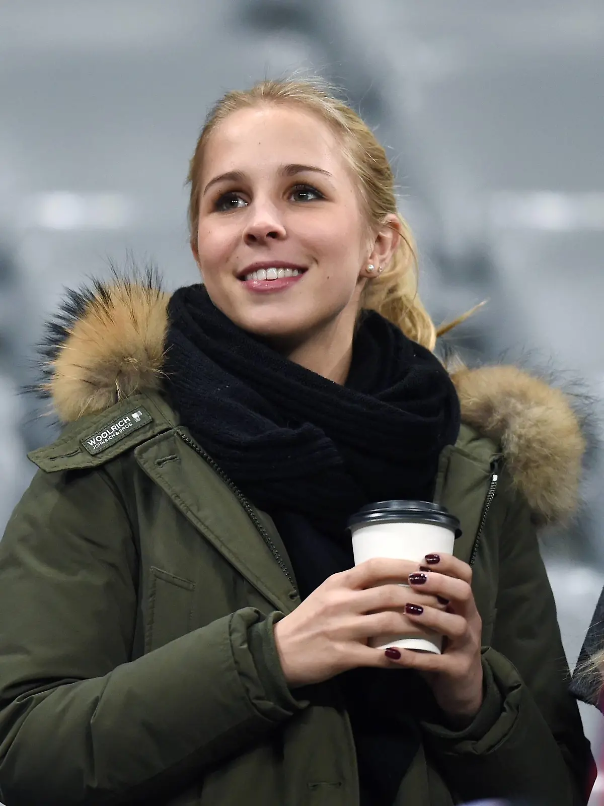 FUSSBALL DFB POKAL ACHTELFINALE SAISON 2014/2015 FC Bayern Muenchen 04.03.2015 Die Freundin Nina Weiss von Torwart Manuel Neuer (FC Bayern Muenchen) auf der Tribuene in der Allianz Arena PUBLICATIONxNOTxINxAUTxSUIxITA

Football DFB Cup Eighth finals Season 2014 2015 FC Bavaria Munich 04 03 2015 The Girlfriend Nina White from Goalkeeper Manuel later FC Bavaria Munich on the Grandstand in the Alliance Arena PUBLICATIONxNOTxINxAUTxSUIxITA  