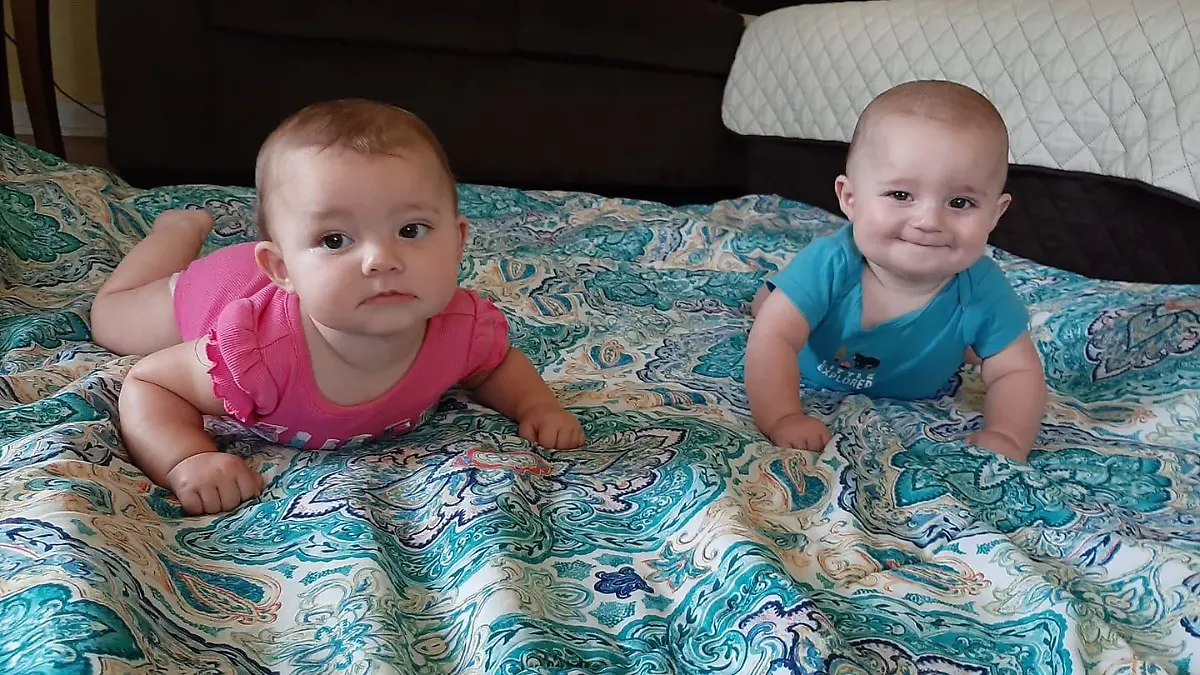 Zwillinge Ryan und Rileigh Rigney Tennessee.