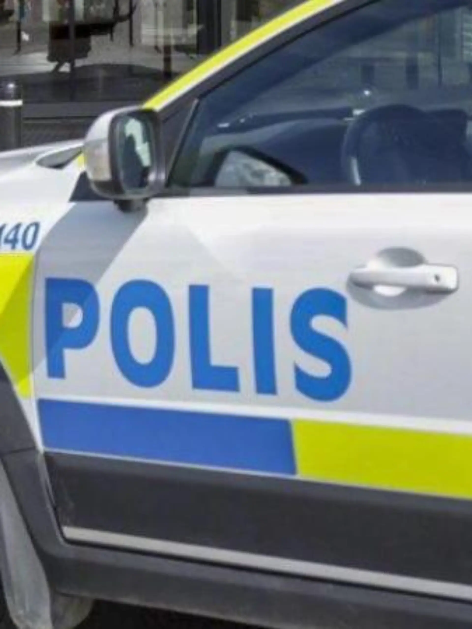 Ein Wagen der schwedischen Polizei bei einem Einsatz. Foto: Peter Kruger/TT/Archiv