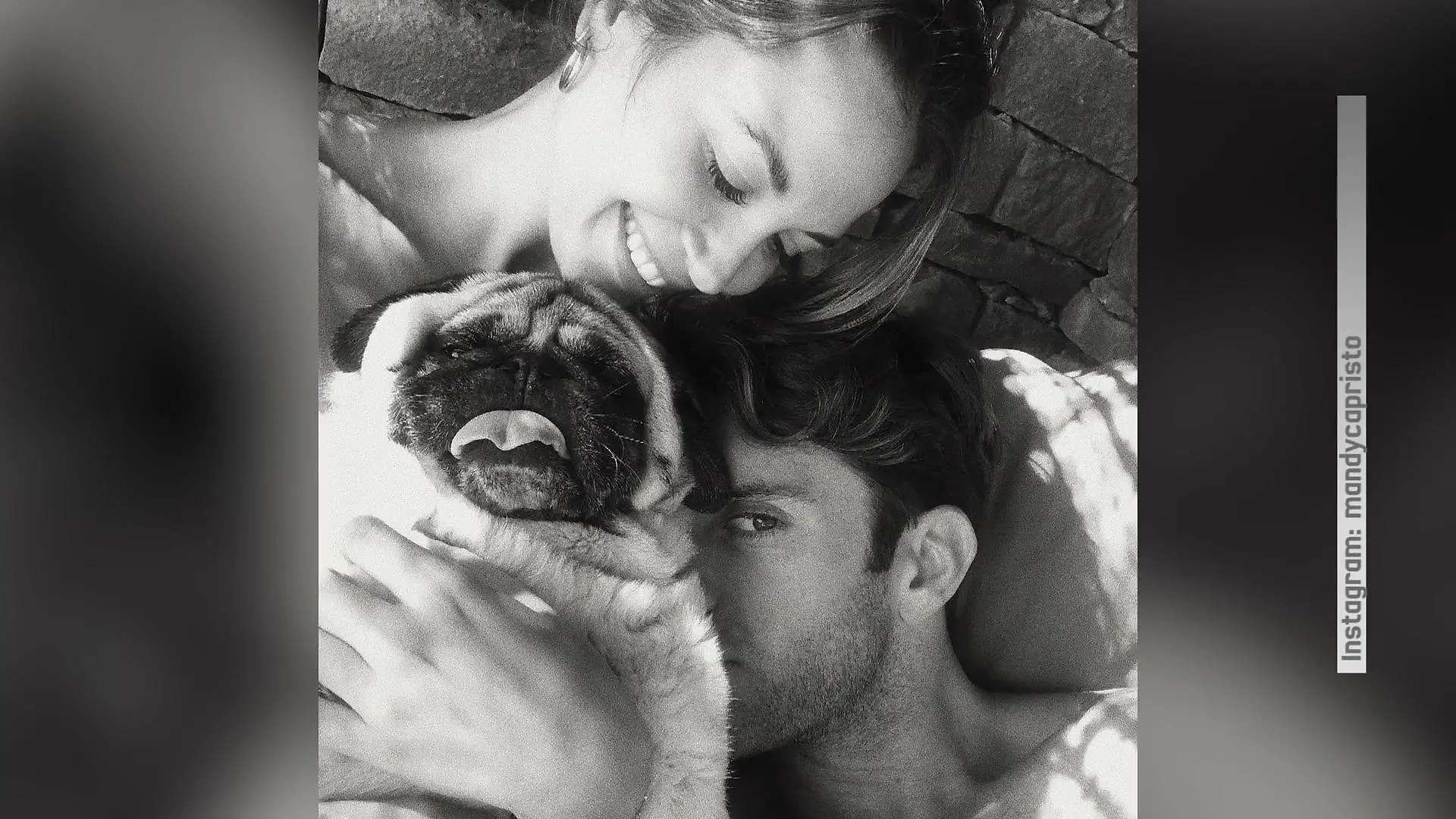 Mit neuem Freund und Hund in Bella Italia Mandy Capristo glücklich in Italien