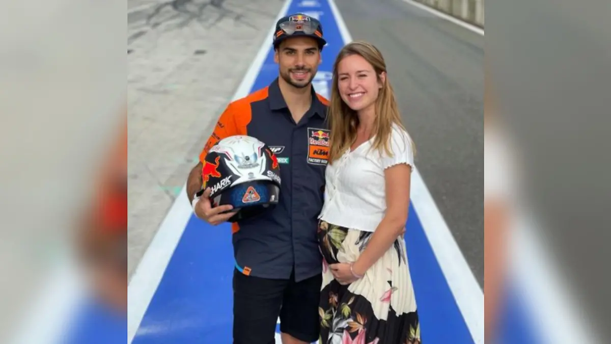 MotoGP-Star Miguel Oliveira mit seiner Frau