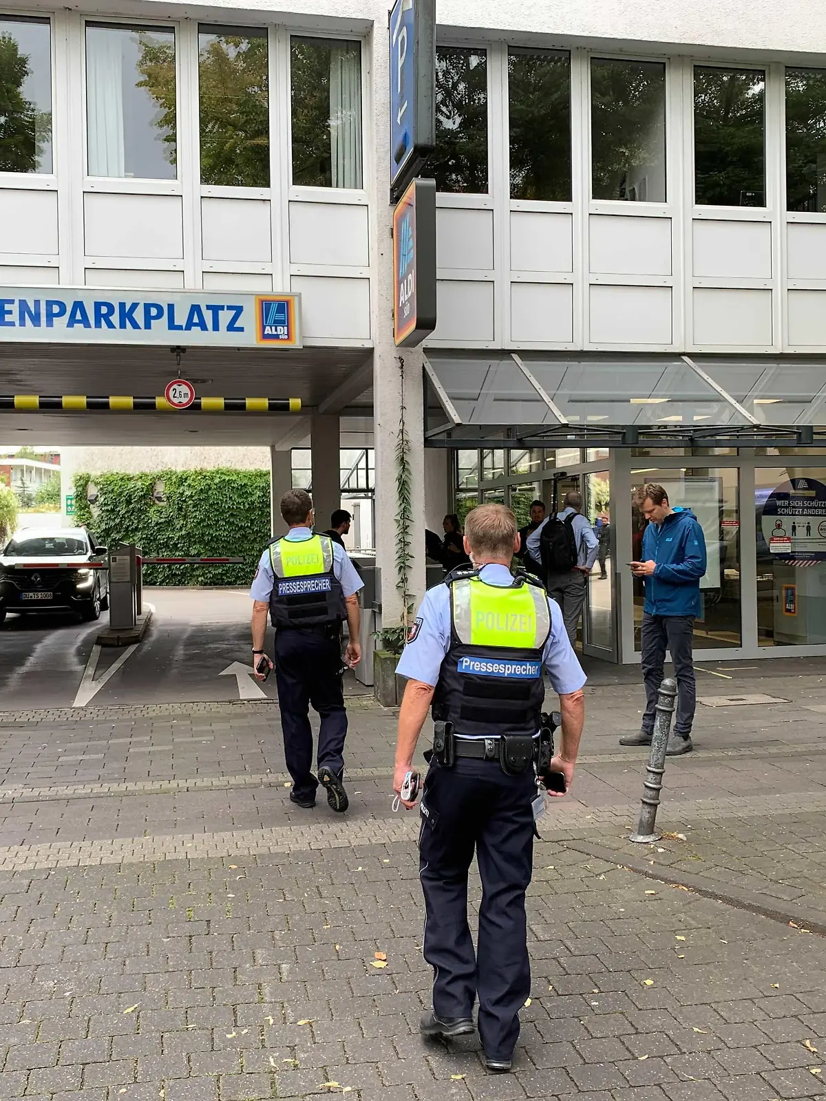Überfall auf Aldi-Markt in Köln.