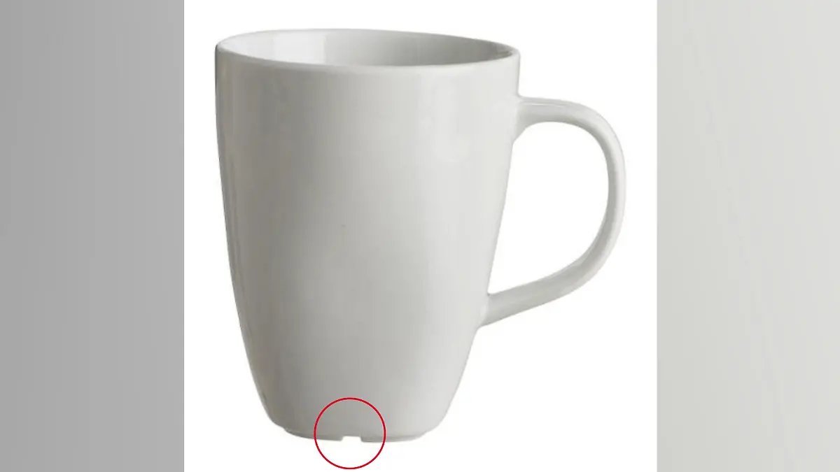 Tasse Kerben