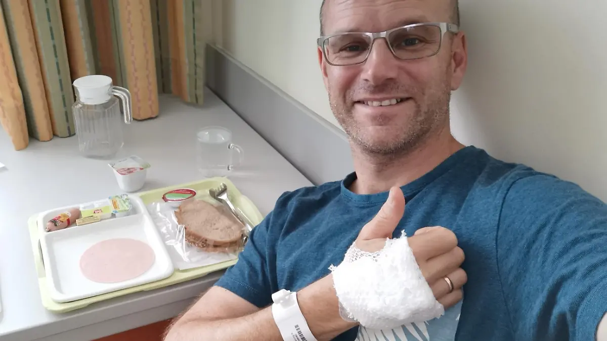 Tom Drust im Krankenhaus