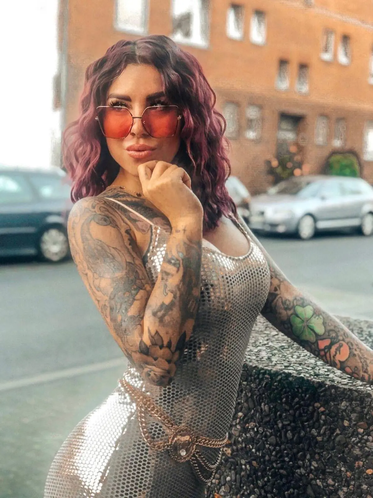 Kate Merlan ist Tattoo-Model