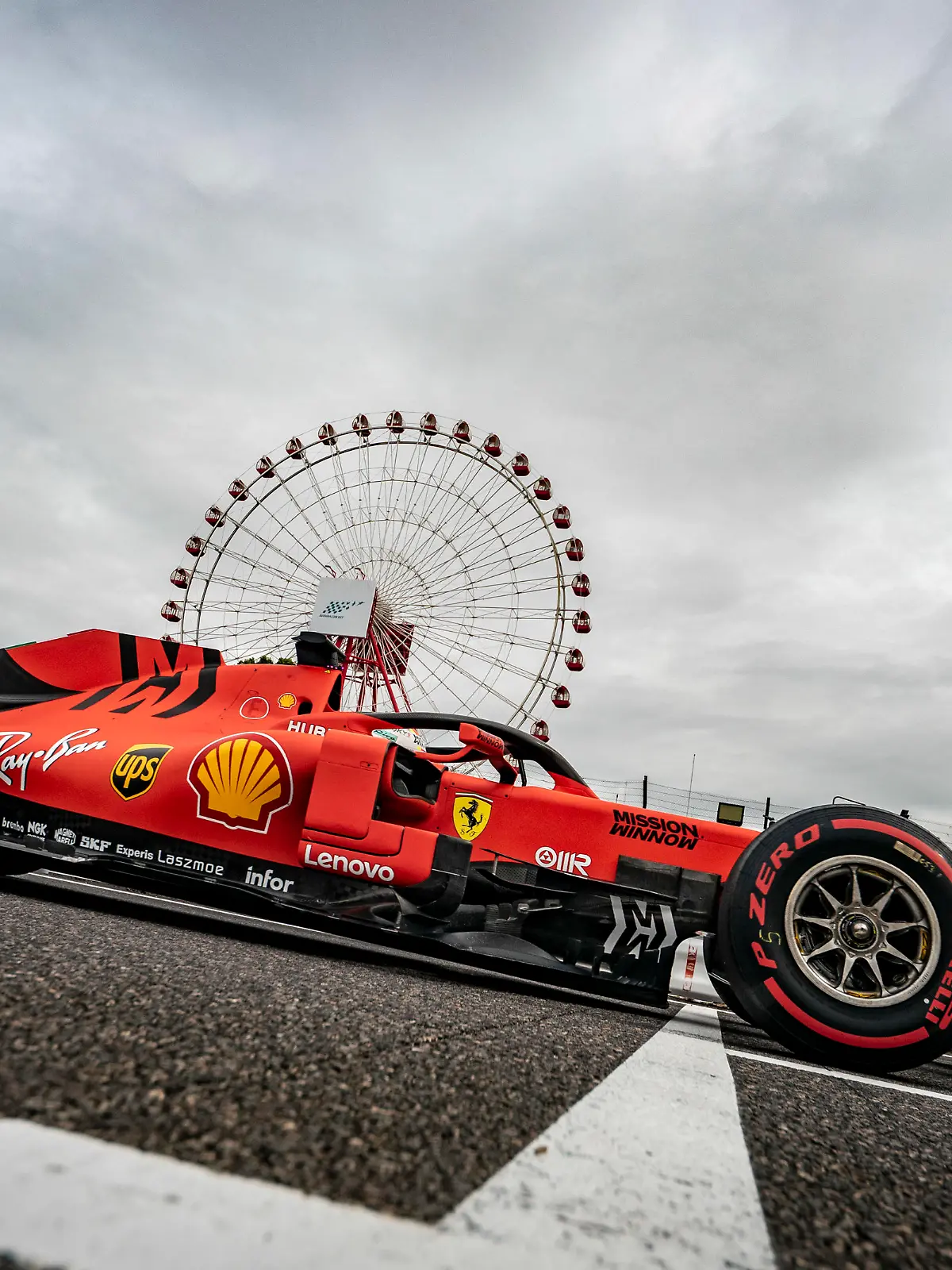  2019 Japanese GP SUZUKA, JAPAN - OCTOBER 11: Sebastian Vettel, Ferrari SF90 during the Japanese GP at Suzuka on October 11, 2019 in Suzuka, Japan. Photo by Glenn Dunbar / LAT Images Images PUBLICATIONxINxGERxSUIxAUTxHUNxONLY DSC03650